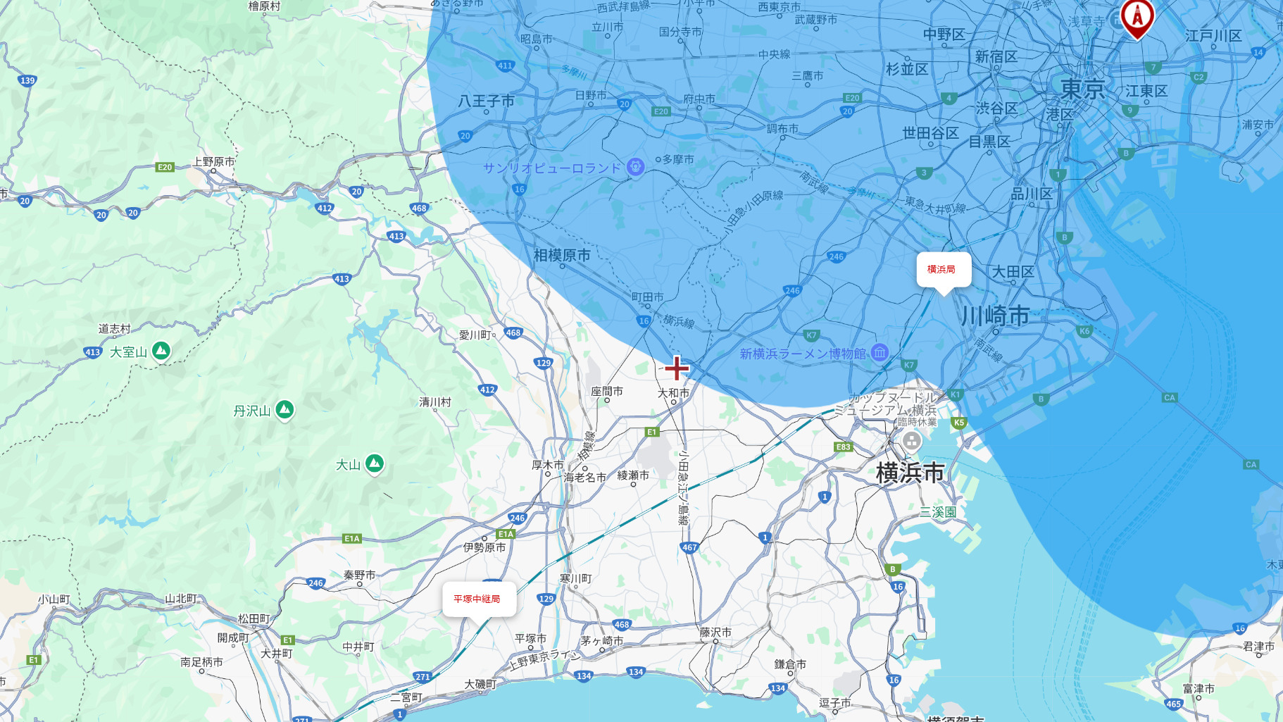 大和市の電波事情